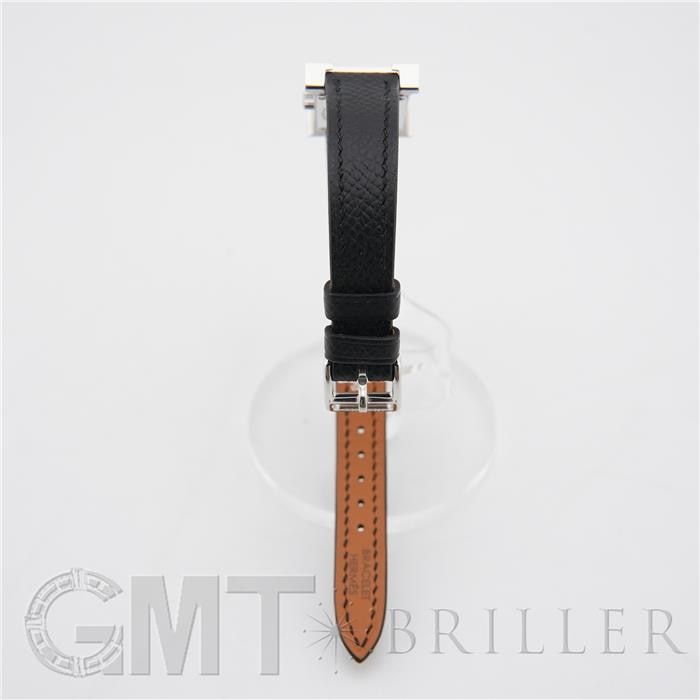 HERMES エルメス Hウォッチ ミニ 21mm ノワール シルバー HH1.110.227 21