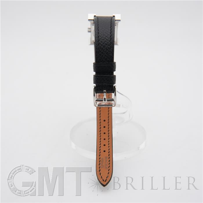 HERMES エルメス Hウォッチ ミニ 21mm ノワール シルバー HH1.110.227 22