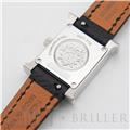 HERMES エルメス Hウォッチ ミニ 21mm ノワール シルバー HH1.110.227 25
