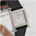 HERMES エルメス Hウォッチ ミニ 21mm ノワール シルバー HH1.110.227 8