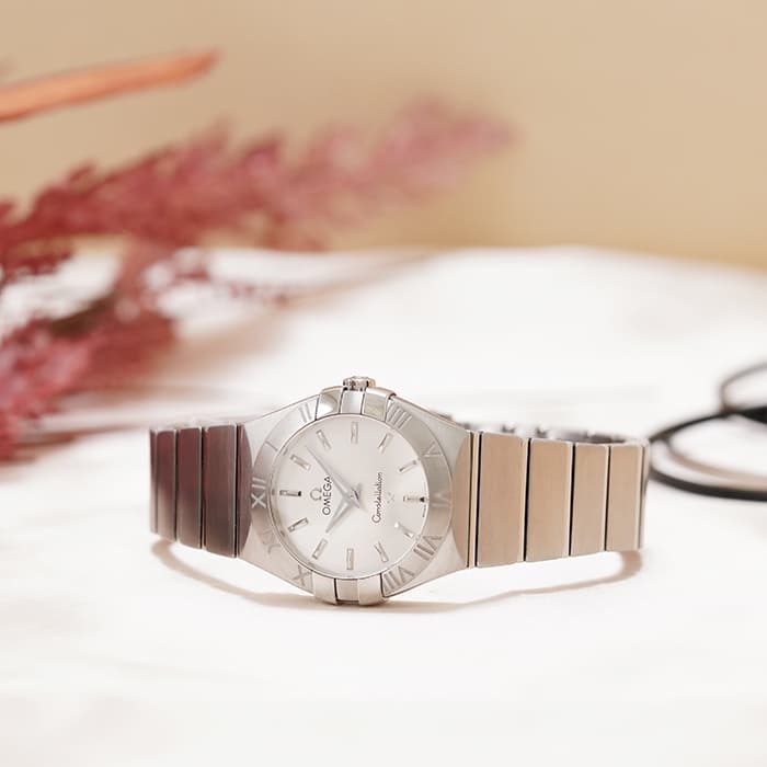 OMEGA オメガ コンステレーション ブラッシュ クォーツ 27ｍｍ 123.10.27.60.02.001 シルバー 2