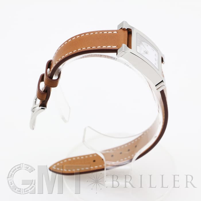 HERMES エルメス Hウォッチ HH1.210.131/VBA 036706WW00 SS ナチュラルブラウン 12
