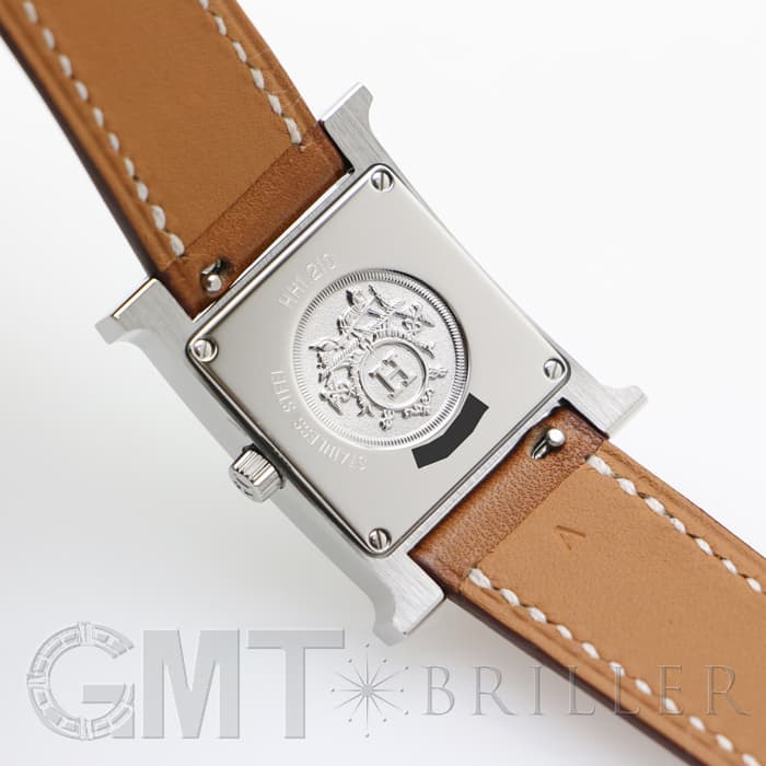 HERMES エルメス Hウォッチ HH1.210.131/VBA 036706WW00 SS ナチュラルブラウン 23