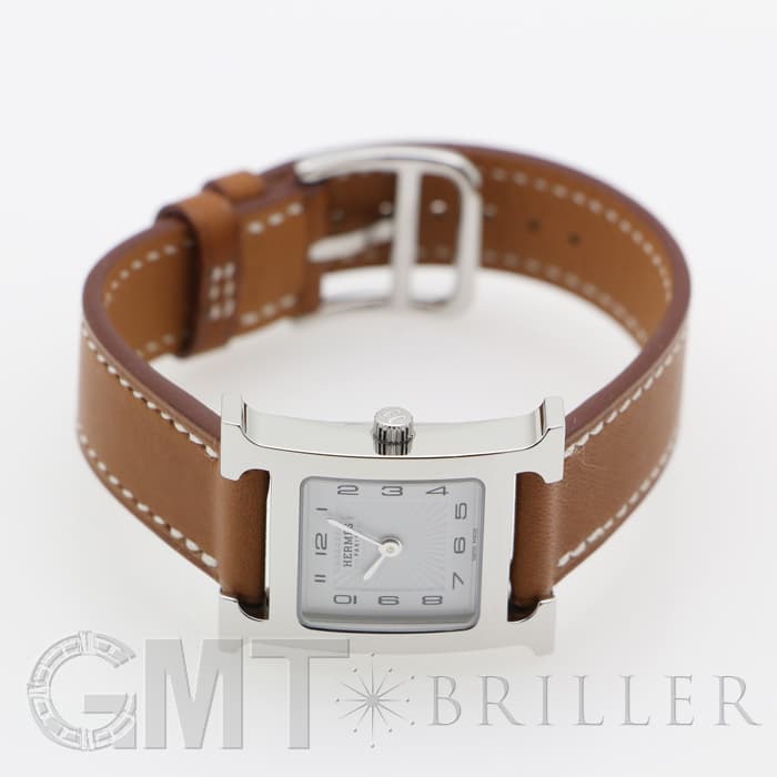HERMES エルメス Hウォッチ HH1.210.131/VBA 036706WW00 SS ナチュラルブラウン 5