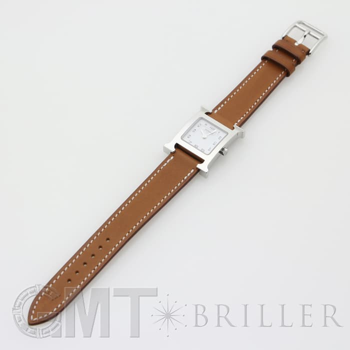 HERMES エルメス Hウォッチ HH1.210.131/VBA 036706WW00 SS ナチュラルブラウン 6