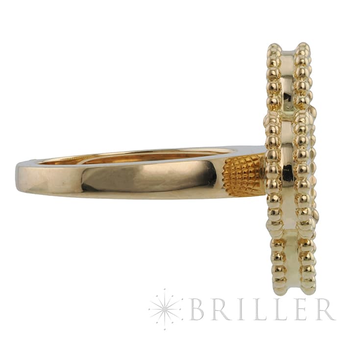 Van Cleef & Arpels ヴァン クリーフ&アーペル マジック アルハンブラ リング イエローゴールド MOP VCARF78951 11号 9