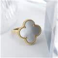 Van Cleef & Arpels ヴァン クリーフ&アーペル マジック アルハンブラ リング イエローゴールド MOP VCARF78951 11号 2