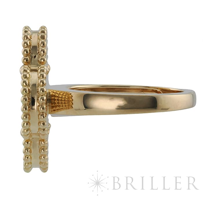 Van Cleef & Arpels ヴァン クリーフ&アーペル マジック アルハンブラ リング イエローゴールド MOP VCARF78951 11号 3