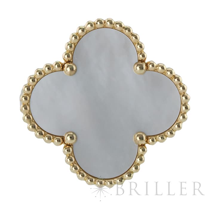 Van Cleef & Arpels ヴァン クリーフ&アーペル マジック アルハンブラ リング イエローゴールド MOP VCARF78951 11号 6
