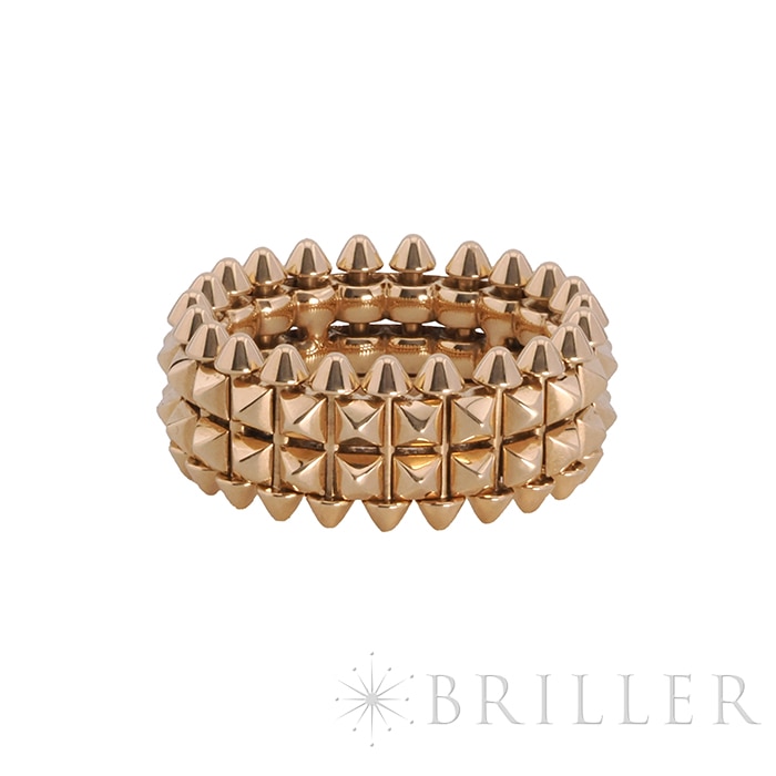 CARTIER カルティエ クラッシュ ドゥ カルティエ リング ダブル ピンクゴールド 15号 B4237800 1