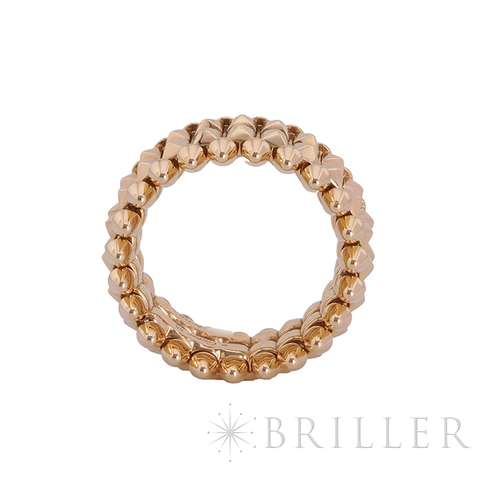 CARTIER カルティエ クラッシュ ドゥ カルティエ リング ダブル ピンクゴールド 15号 B4237800 3