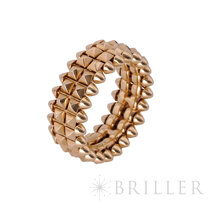 CARTIER カルティエ クラッシュ ドゥ カルティエ リング ダブル ピンクゴールド 15号 B4237800 8