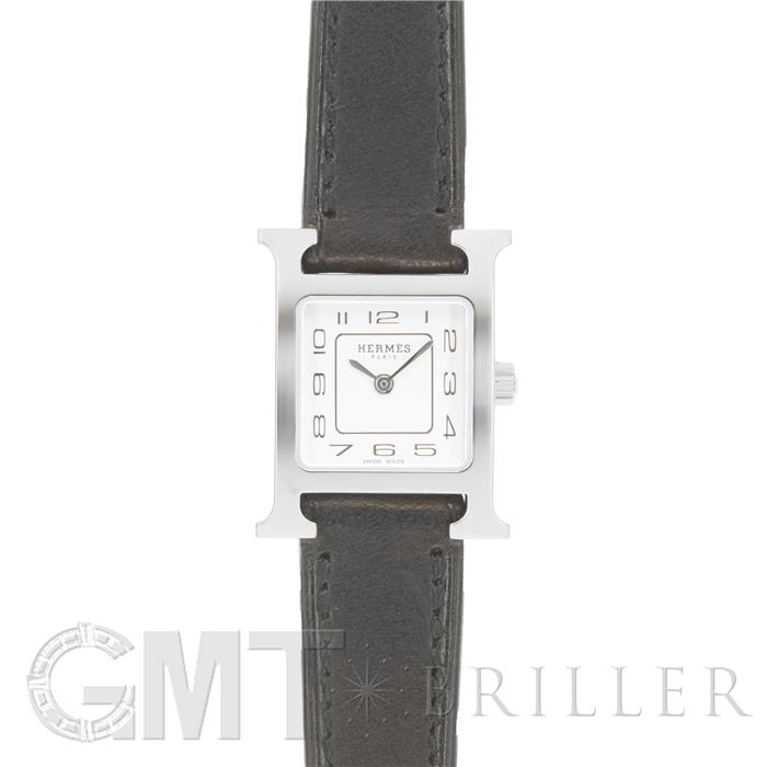 中古)HERMES エルメス Hウォッチ Hウォッチ ミニ 21mm ノワール 