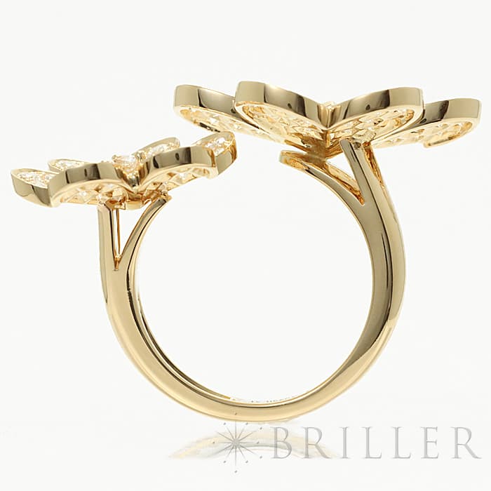 Van Cleef & Arpels ヴァン クリーフ&アーペル フリヴォル フリヴォル アントレ レ ドア リング イエローゴールド ダイヤモンド VCARP0J851 11号 11