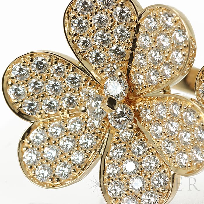 Van Cleef & Arpels ヴァン クリーフ&アーペル フリヴォル フリヴォル アントレ レ ドア リング イエローゴールド ダイヤモンド VCARP0J851 11号 4