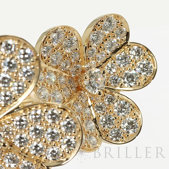 Van Cleef & Arpels ヴァン クリーフ&アーペル フリヴォル フリヴォル アントレ レ ドア リング イエローゴールド ダイヤモンド VCARP0J851 11号 5