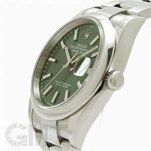 ROLEX ロレックス デイトジャスト 36 126200 ミントグリーン オイスターブレス