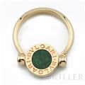 BVLGARI ブルガリ ブルガリ・ブルガリ フリップ リング ローズゴールド 翡翠 ダイヤモンド 350905 53 12