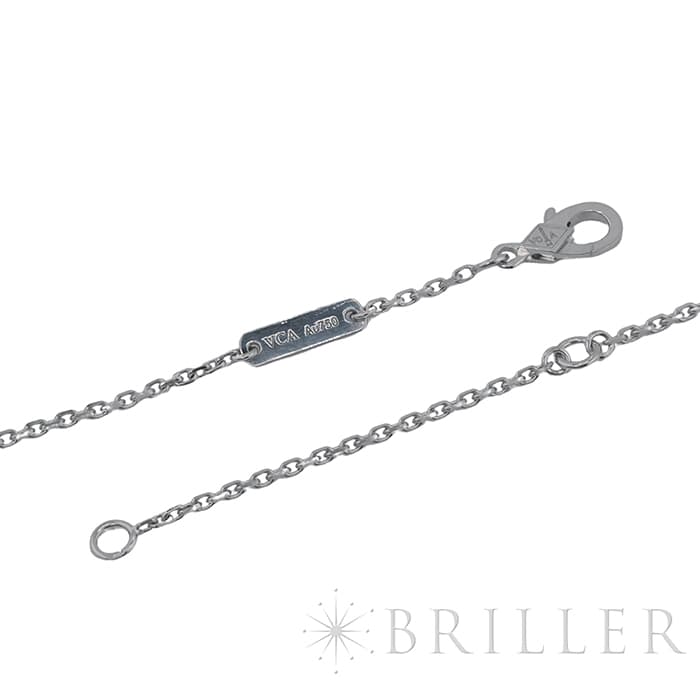 Van Cleef & Arpels ヴァン クリーフ&アーペル ロータス ペンダント ネックレス 3フラワー ホワイトゴールド ダイヤモンド VCARP7TG00 11