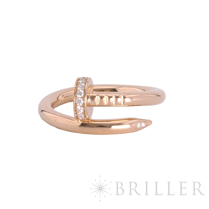 CARTIER カルティエ ジュストアンクル リング クラシックモデル 14号 ピンクゴールド ダイヤモンド B4094800 メイン