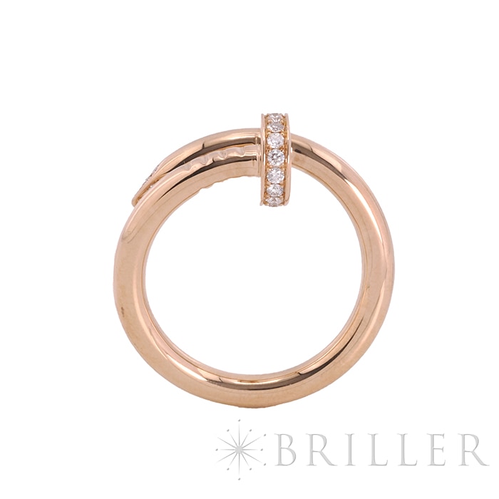 CARTIER カルティエ ジュストアンクル リング クラシックモデル 14号 ピンクゴールド ダイヤモンド B4094800 3