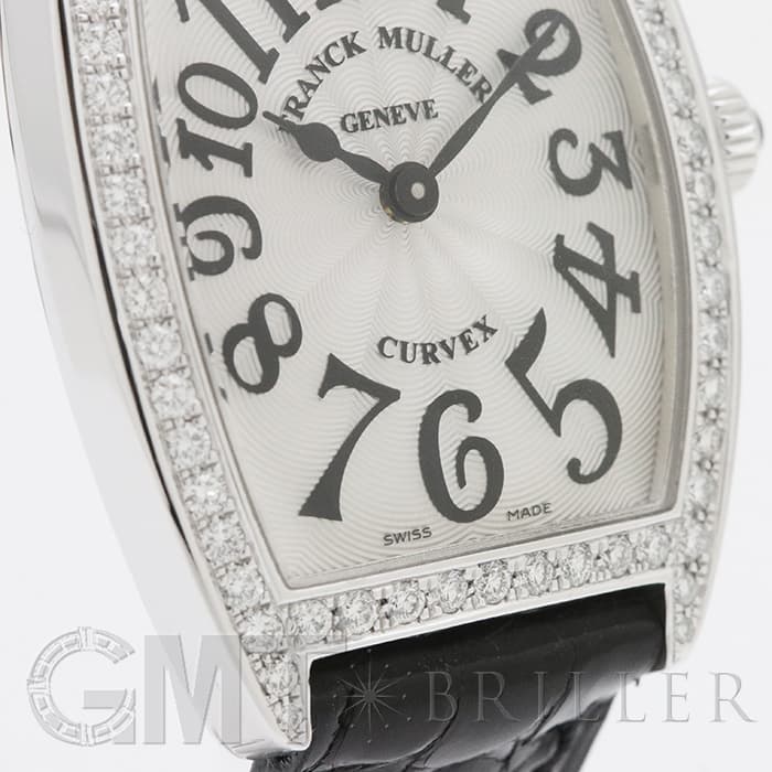 FRANCK MULLER フランク・ミュラー トノーカーべックス 1752QZD シルバー ベゼルダイヤ 9
