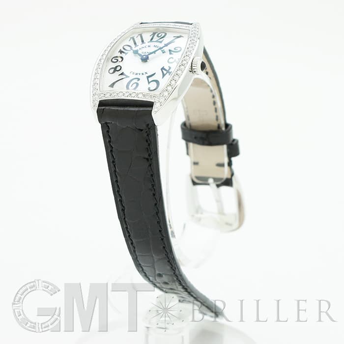 FRANCK MULLER フランク・ミュラー トノーカーべックス 1752QZD シルバー ベゼルダイヤ 10