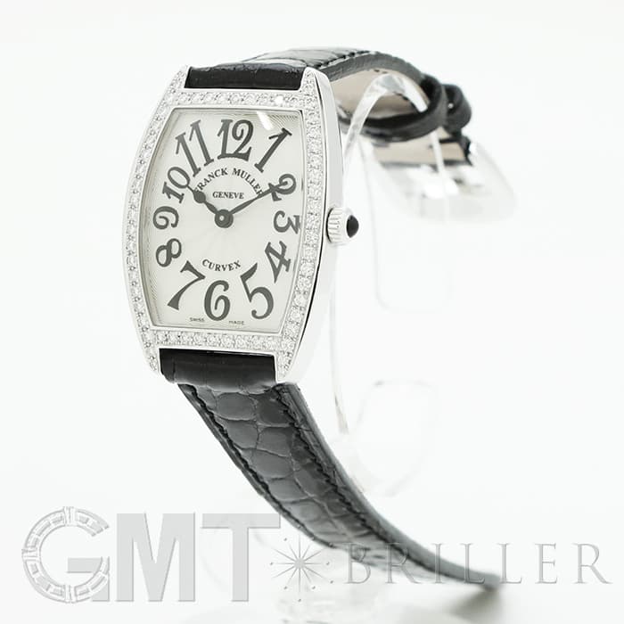 FRANCK MULLER フランク・ミュラー トノーカーべックス 1752QZD シルバー ベゼルダイヤ 19