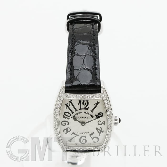 FRANCK MULLER フランク・ミュラー トノーカーべックス 1752QZD シルバー ベゼルダイヤ 20