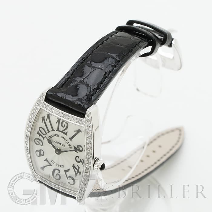FRANCK MULLER フランク・ミュラー トノーカーべックス 1752QZD シルバー ベゼルダイヤ 24