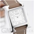 HERMES エルメス Hウォッチ Hウォッチ ミニ 21mm エトゥープ シルバー HH1.110.227【未使用品】 14