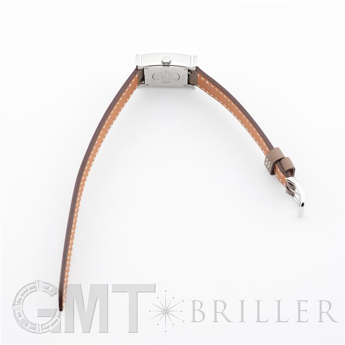 HERMES エルメス Hウォッチ Hウォッチ ミニ 21mm エトゥープ シルバー HH1.110.227【未使用品】 21