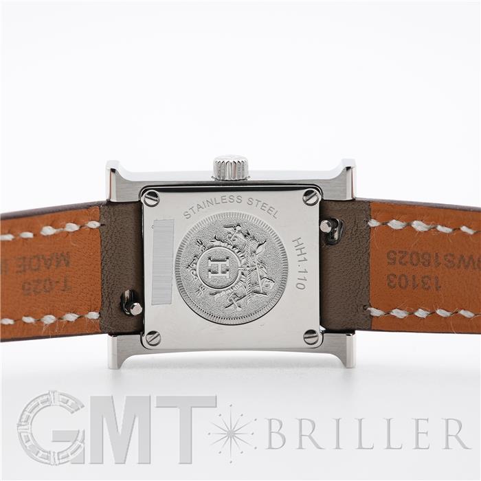 HERMES エルメス Hウォッチ Hウォッチ ミニ 21mm エトゥープ シルバー HH1.110.227【未使用品】 5
