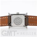 HERMES エルメス Hウォッチ Hウォッチ ミニ 21mm エトゥープ シルバー HH1.110.227【未使用品】 5
