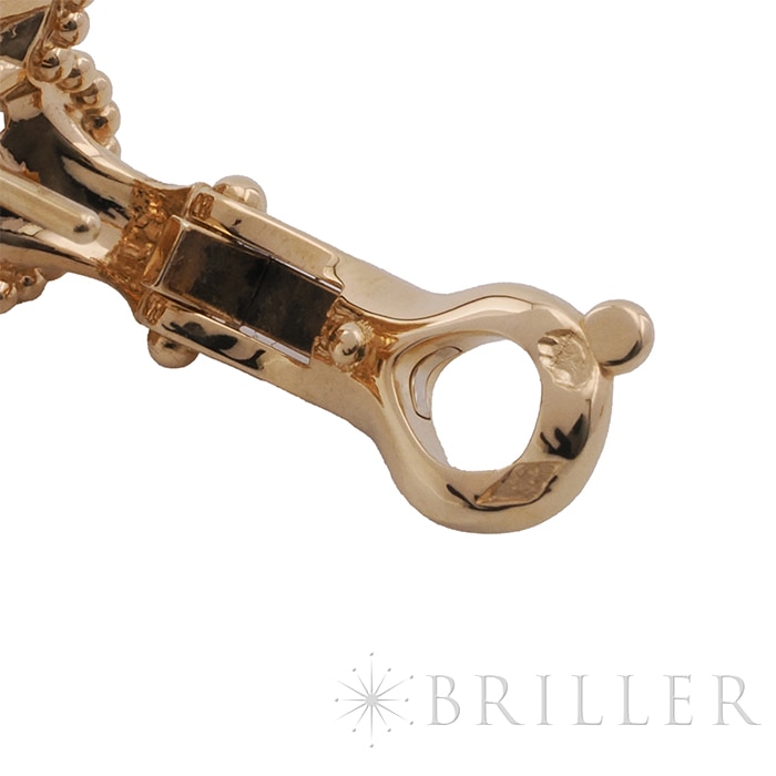 Van Cleef & Arpels ヴァン クリーフ&アーペル アルハンブラ ヴィンテージアルハンブラ ピアス イヤリング イエローゴールド ダイヤモンド VCARA44700 12