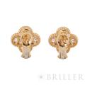 Van Cleef & Arpels ヴァン クリーフ&アーペル アルハンブラ ヴィンテージアルハンブラ ピアス イヤリング イエローゴールド ダイヤモンド VCARA44700 1