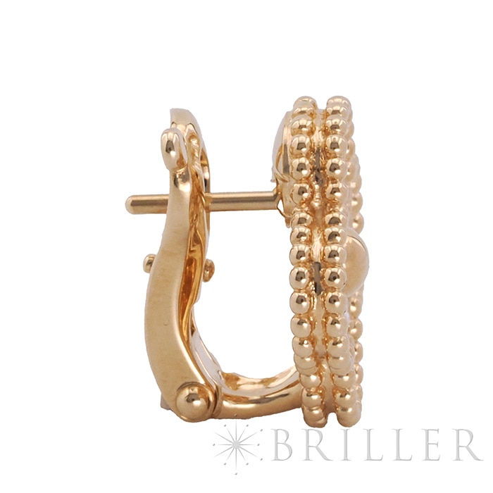 Van Cleef & Arpels ヴァン クリーフ&アーペル アルハンブラ ヴィンテージアルハンブラ ピアス イヤリング イエローゴールド ダイヤモンド VCARA44700 8