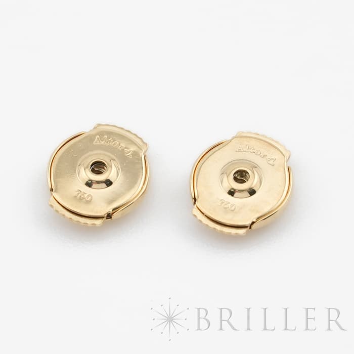 BOUCHERON　ブシュロン セルパンボエム 2モチーフ シングル スタッズイヤリング ピアス ペア イエローゴールド ダイヤモンド JCO01425 11