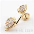 BOUCHERON　ブシュロン セルパンボエム 2モチーフ シングル スタッズイヤリング ピアス ペア イエローゴールド ダイヤモンド JCO01425 4