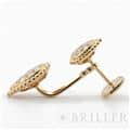 BOUCHERON　ブシュロン セルパンボエム 2モチーフ シングル スタッズイヤリング ピアス ペア イエローゴールド ダイヤモンド JCO01425 5