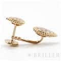 BOUCHERON　ブシュロン セルパンボエム 2モチーフ シングル スタッズイヤリング ピアス ペア イエローゴールド ダイヤモンド JCO01425 8