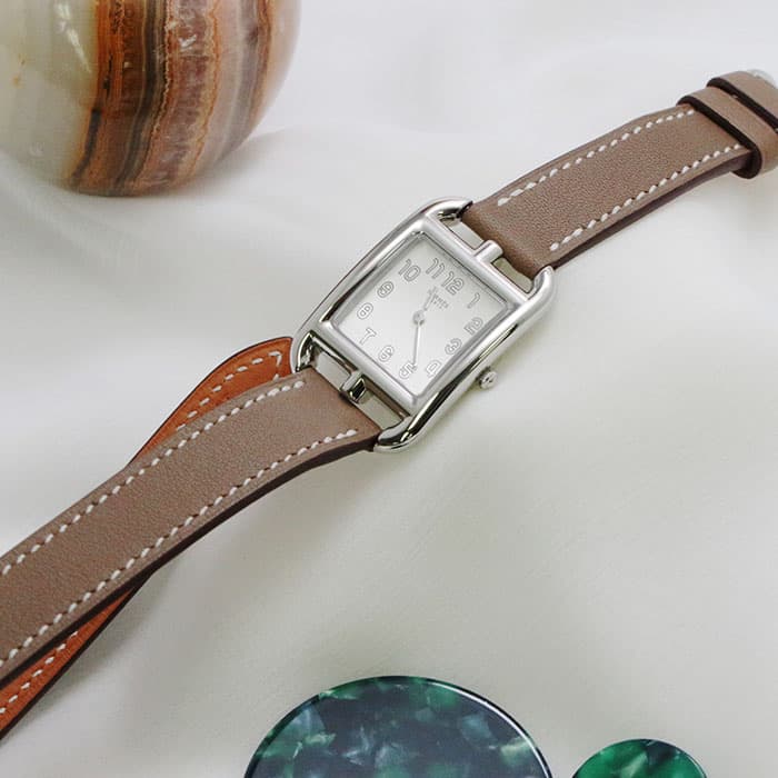 HERMES エルメス ケープコッド CC1.210.220/WW182-I  040247WW00 ドゥブルトゥール エトゥープ ショートストラップ 2