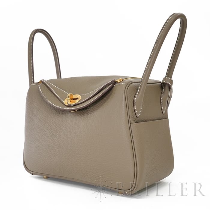HERMES エルメス リンディ 26 トリヨン エトゥープ  ゴールド金具 12