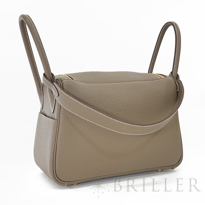 HERMES エルメス リンディ 26 トリヨン エトゥープ  ゴールド金具 15