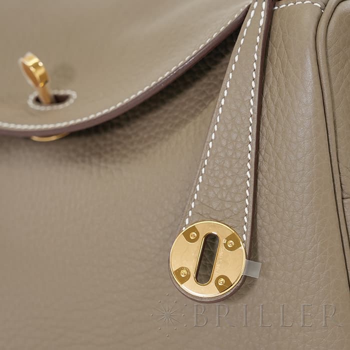 HERMES エルメス リンディ 26 トリヨン エトゥープ  ゴールド金具 17