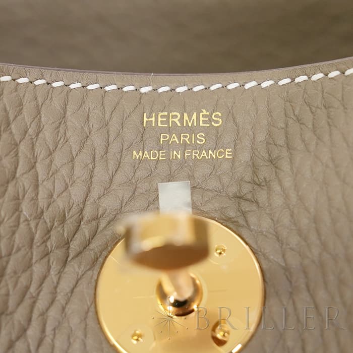 HERMES エルメス リンディ 26 トリヨン エトゥープ  ゴールド金具 18