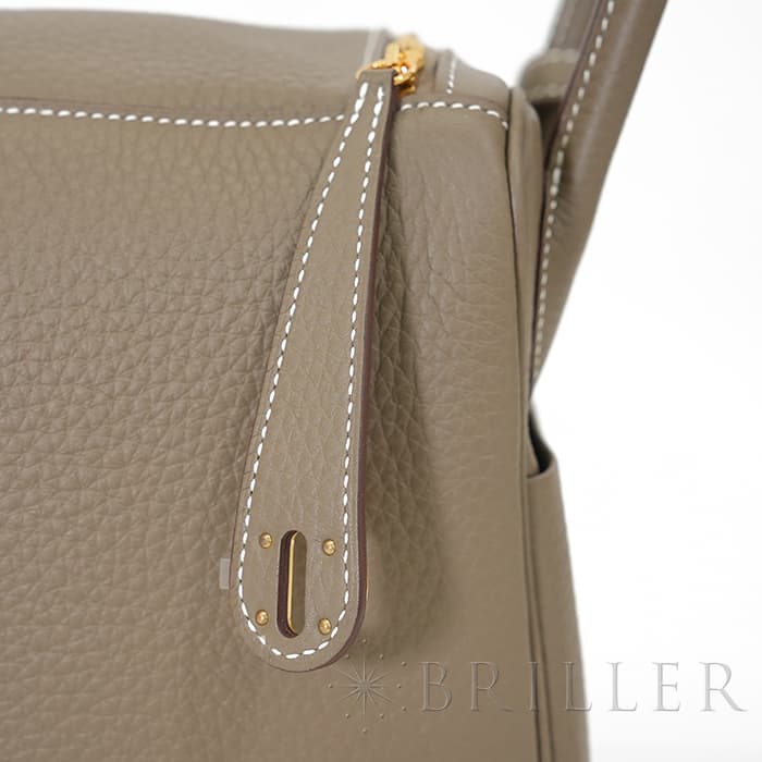 HERMES エルメス リンディ 26 トリヨン エトゥープ  ゴールド金具 25