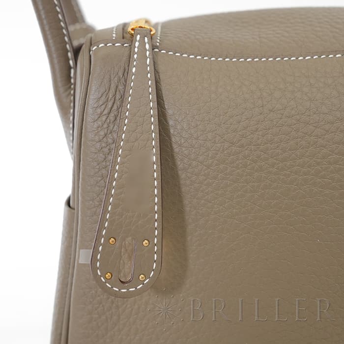 HERMES エルメス リンディ 26 トリヨン エトゥープ  ゴールド金具 26