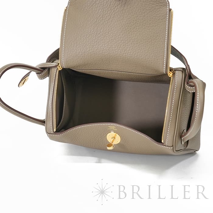 HERMES エルメス リンディ 26 トリヨン エトゥープ  ゴールド金具 3