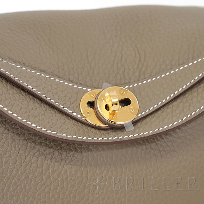HERMES エルメス リンディ 26 トリヨン エトゥープ  ゴールド金具 4